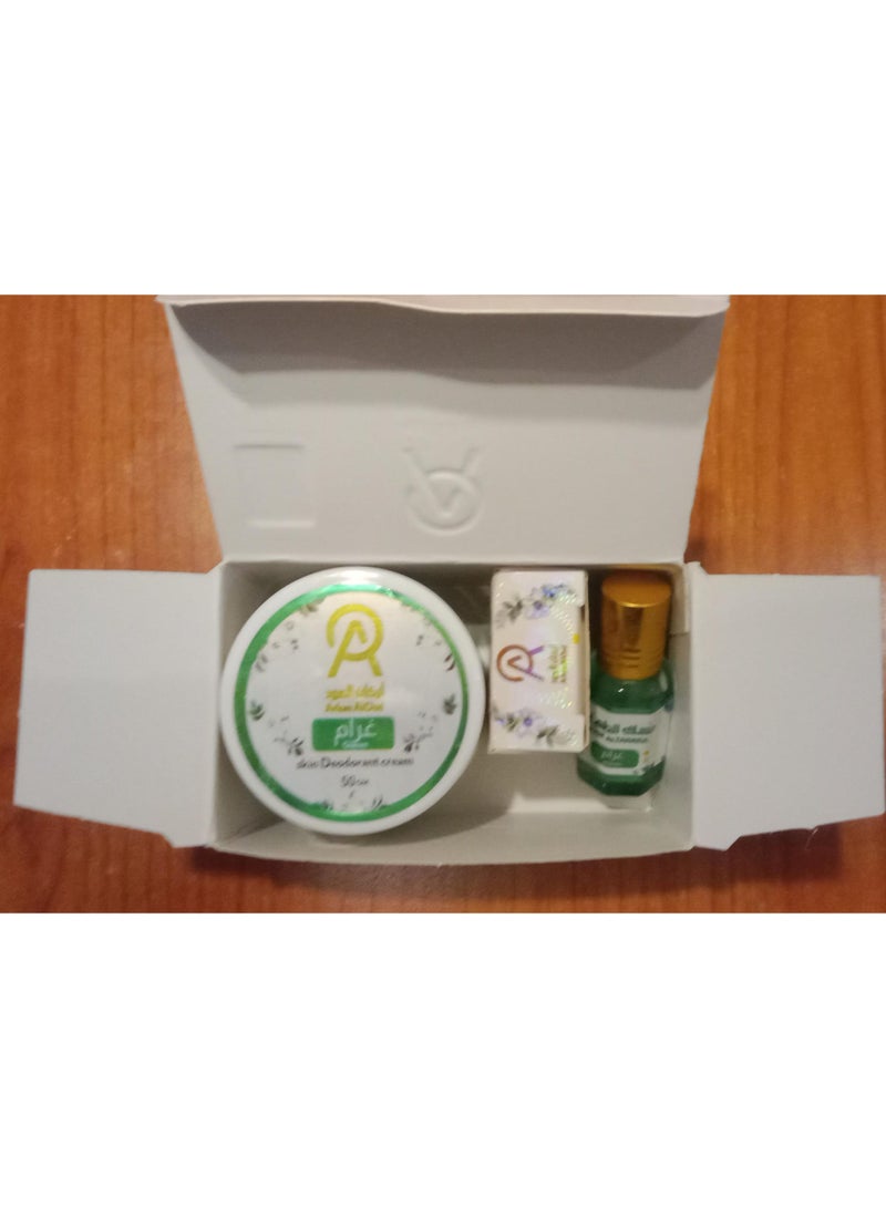 مجموعة مسك طهارة سيرم من 3 قطع عناية شخصية كاملة انتعاش أصلي برائحة غرام - Image 5